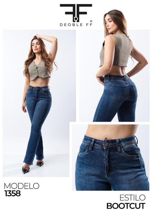 Deoble FF jeans acampanado DFF 1358