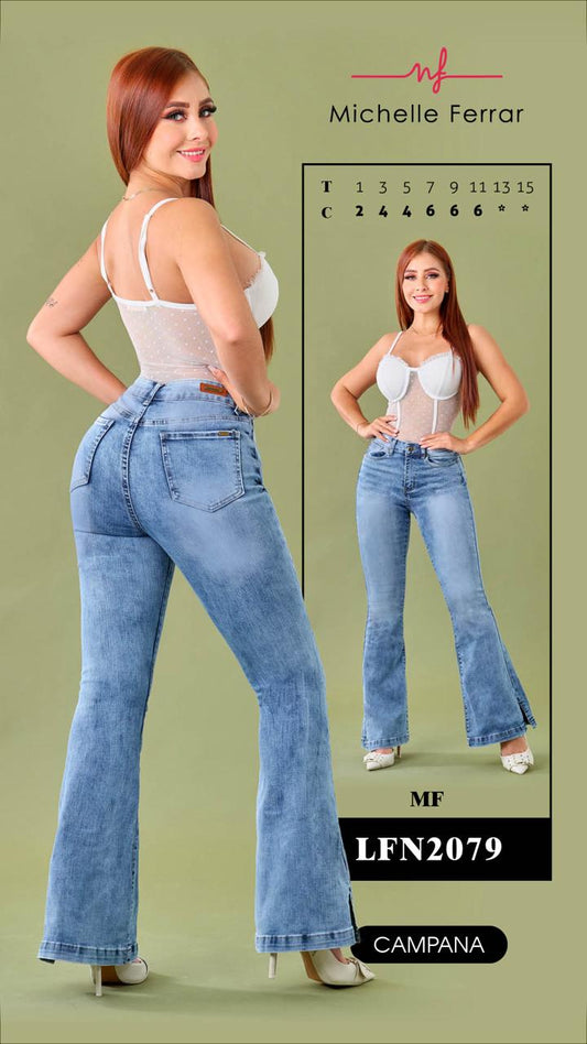 Michelle Ferrar jeans acampanados MF 2079