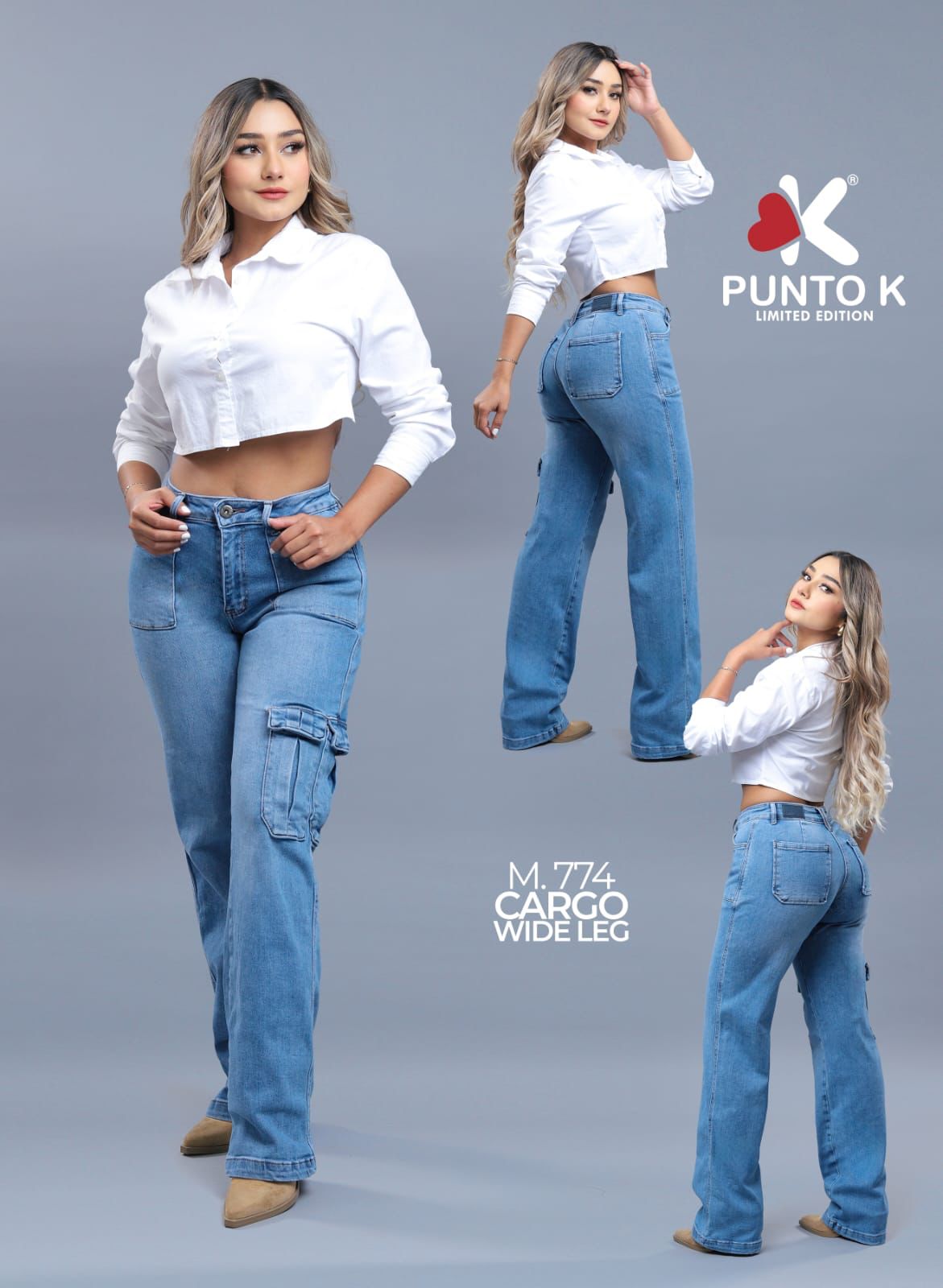 Punto K jeans marine cargo PK 774