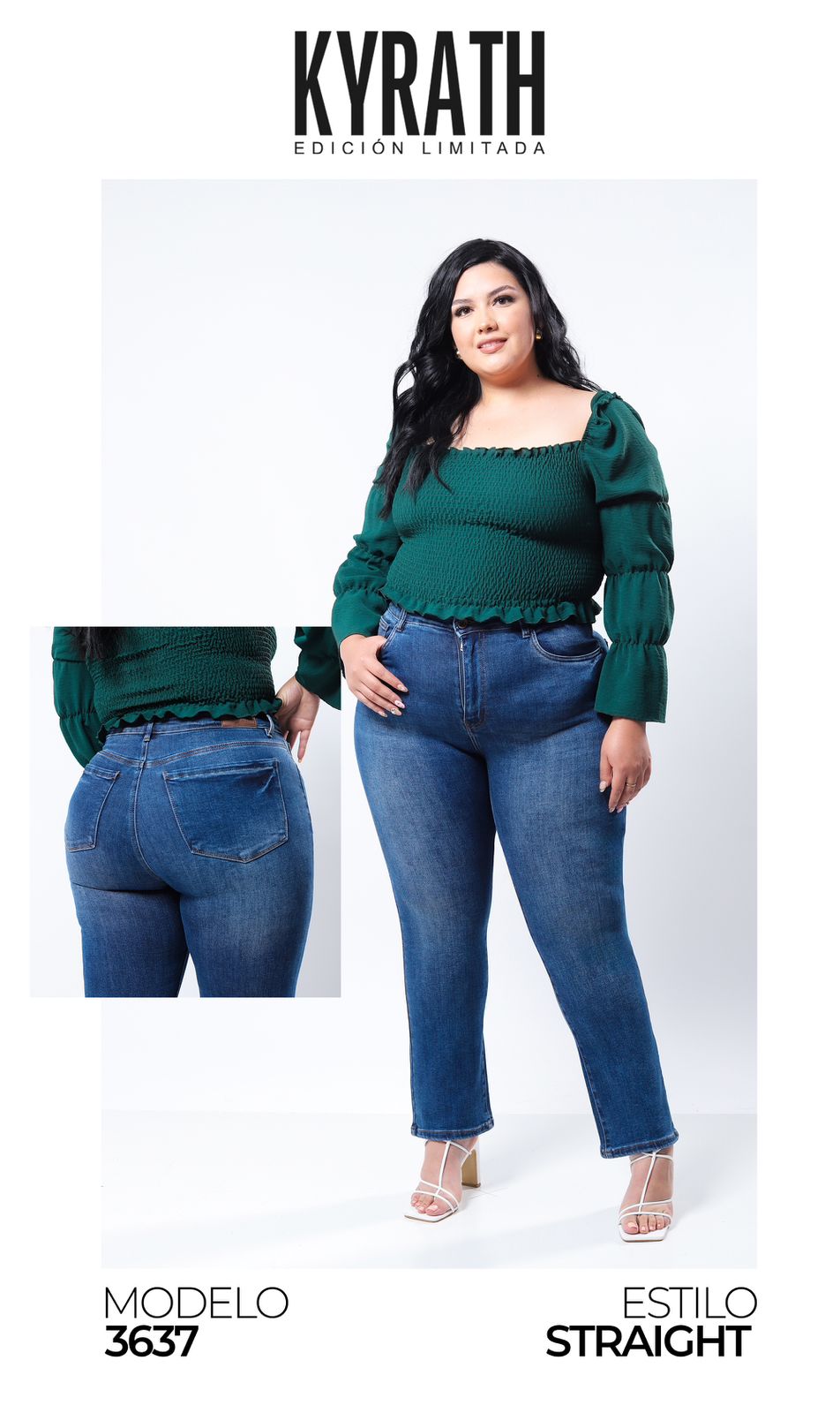 Kyrath jeans curvy recto KY 3637