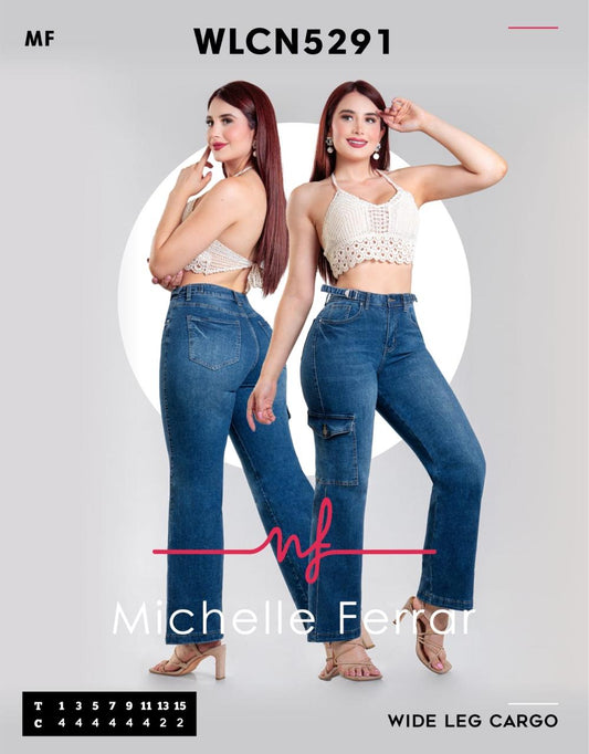 Michelle Ferrar jeans cargo MF 5291